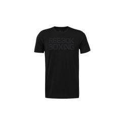 T-shirty z krótkim rękawem Reebok Sport Koszulka Combat Core Boxing. Czarne koszulki męskie marki Reebok Sport, s, bez wzorów, sportowe, bez kołnierzyka, krótkie. Za 99,95 zł.