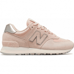 New Balance WL574OPS. Szare buty sportowe damskie New Balance, bez wzorów, klasyczne. Za 349,99 zł.