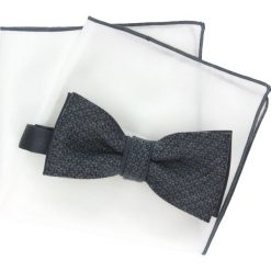 Mucha cotton szary classic 202. Szare muszki męskie Recman, bez wzorów. Za 49,00 zł.