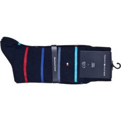 Zestaw 2 par niskich skarpet męskich TOMMY HILFIGER - 322025001 Midnight Blue 563. Niebieskie skarpetki męskie z bawełny. W wyprzedaży za 49,00 zł.