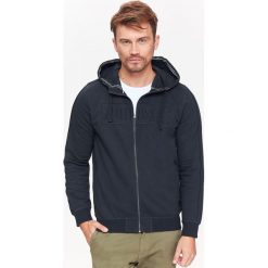 BLUZA MĘSKA ROZPINANA Z KAPTUREM. Czarne bluzy męskie rozpinane marki Top Secret, na jesień, m, z kapturem. Za 64,99 zł.