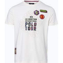 T-shirty męskie: La Martina – T-shirt męski, czarny