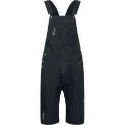 Spodenki i szorty męskie: Urban Classics Denim Short Dungaree Krótkie spodenki czarny