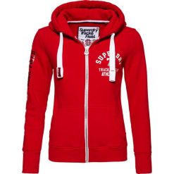 Bluzy damskie: Superdry Bluza rozpinana red/white