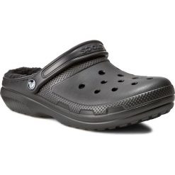 Klapki CROCS - Classic Lined Clog 203591 Black/Black. Czarne klapki męskie Crocs, z tworzywa sztucznego, bez zapięcia. W wyprzedaży za 169,00 zł.