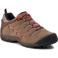 Trekkingi MERRELL - Cham 7 J12057 Boulder. Pomarańczowe trapery męskie Merrell, ze skóry, bez zapięcia. W wyprzedaży za 299,00 zł.