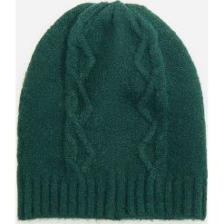 Czapka - Khaki. Brązowe czapki damskie Reserved, bez wzorów. W wyprzedaży za 19,99 zł.