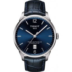 PROMOCJA ZEGAREK TISSOT T-Classic T099.407.16.047.00. Niebieskie zegarki męskie marki TISSOT, ze stali. W wyprzedaży za 2816,00 zł.