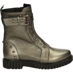 Botki - 2431506 GR290. Szare botki damskie skórzane marki Venezia. Za 279,00 zł.