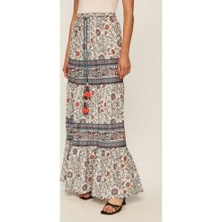 Pepe Jeans - Spódnica Ras. Spódniczki damskie Pepe Jeans, na co dzień, s, bez wzorów, z bawełny, casualowe, maxi, rozkloszowane. Za 359,90 zł.