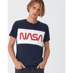 T-shirt NASA - Granatowy. Niebieskie t-shirty damskie House, s, bez wzorów, bez kołnierzyka. Za 49,99 zł.