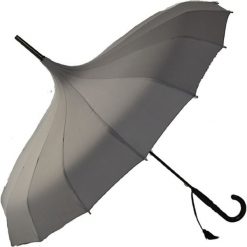 Parasole: Parasol „Pagoda” w kolorze szarym