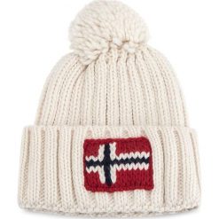 Czapka NAPAPIJRI - Semiury 1 N0YGSE Bright White 002. Białe czapki zimowe damskie Napapijri, z materiału. Za 189,00 zł.