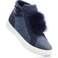 Sneakersy bonprix niebieski. Niebieskie buty sportowe damskie bonprix. Za 74,99 zł.