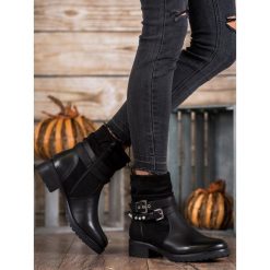 WORKERY Z PEREŁKAMI. Workery damskie Super Mode, bez obcasa, bez zapięcia. Za 89,90 zł.