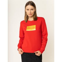 Bluza Calvin Klein Jeans Instit J20J212245. Czarne bluzy damskie Calvin Klein Jeans, l, bez wzorów, z jeansu, bez rękawów, bez kaptura. W wyprzedaży za 279,00 zł.