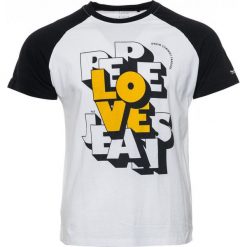 Pepe Jeans T-shirt męski Owen XL biały. Białe koszulki męskie Pepe Jeans, xl, bez wzorów, z jeansu, bez kołnierzyka, krótkie. Za 169,00 zł.
