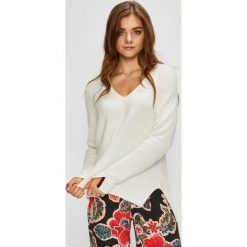 Tommy Jeans - Sweter. Szare swetry klasyczne damskie Tommy Jeans, l, z bawełny. Za 399,90 zł.