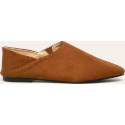 Answear - Baleriny Clowse. Żółte baleriny damskie ANSWEAR, bez wzorów, z materiału, bez obcasa. W wyprzedaży za 44,90 zł.