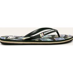 Quiksilver - Japonki. Czarne kapcie męskie Quiksilver, z gumy. W wyprzedaży za 59,90 zł.