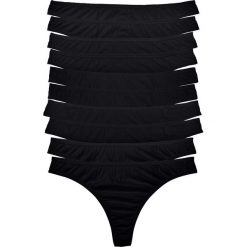 Stringi (10 par) bonprix czarny. Czarne stringi damskie marki bonprix. Za 69,90 zł.