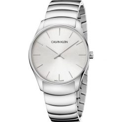 PROMOCJA ZEGAREK CALVIN KLEIN CLASSIC K4D21146. Szare zegarki męskie Calvin Klein, srebrne. W wyprzedaży za 499,00 zł.