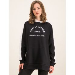 Bluza Karl Lagerfeld 96KW1830. Bluzy damskie KARL LAGERFELD, xs, bez wzorów, z bawełny, bez rękawów, bez kaptura. W wyprzedaży za 599,00 zł.