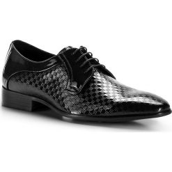 Buty męskie. Niebieskie buty wizytowe męskie Wittchen, ze skóry, bez zapięcia. W wyprzedaży za 220,91 zł.
