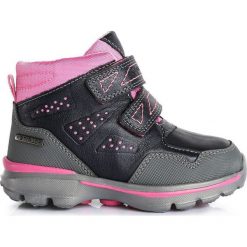 D-D-step Dziewczęce buty zimowe 35 szary. Szare buty dziewczęce zimowe D-D-Step, bez zapięcia. Za 205,00 zł.