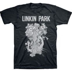 T-shirty męskie: Linkin Park HT Eyeballs T-Shirt czarny/biały