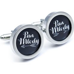 Spinki do mankietów - Pan Młody U183. Spinki do mankietów męskie Modini Moda Męska, ze stali. W wyprzedaży za 60,75 zł.