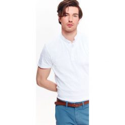T-SHIRT POLO MĘSKI ZE STRUKTURALNEJ PIKI. Czarne koszulki polo marki Top Secret, m. Za 34,99 zł.