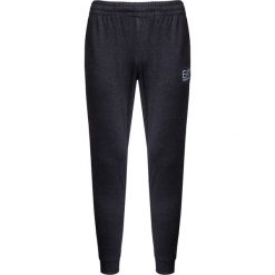 Spodnie dresowe EA7 EMPORIO ARMANI Szary. Szare spodnie dresowe męskie marki EA7 Emporio Armani, z nadrukiem, z dzianiny. Za 273,00 zł.