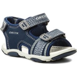 Sandały GEOX - B Sand.Agasim B. D B821AD 05015 C0661 M Navy/Grey. Niebieskie sandały męskie Geox, ze skóry ekologicznej, bez zapięcia. W wyprzedaży za 159,00 zł.