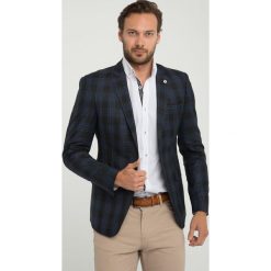 Marynarki męskie: Marynarka „Hills” – Slim fit – w kolorze czarnym