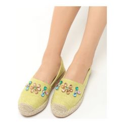 Espadryle damskie: Żółte Espadryle Miss Clawdy