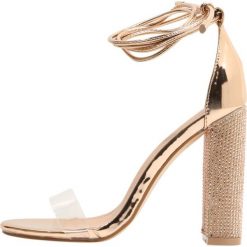 Rzymianki damskie: Public Desire FATALE Sandały na obcasie rose gold