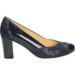 Czółenka - VEKB23 BLU KC. Czarne czółenka damskie marki Venezia, ze skóry. Za 239,00 zł.
