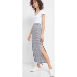 Spódnica maxi z rozcięciem. Niebieskie spódniczki damskie Orsay, xxs, w paski, z elastanu, klasyczne, z podwyższonym stanem, maxi. Za 59,99 zł.