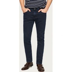Spodnie męskie: Denimowe spodnie slim fit – Niebieski