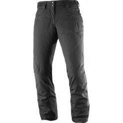 Salomon Spodnie Damskie Fantasy Pant W Black Heather L/S. Brązowe spodnie damskie marki Salomon, s, z polaru. W wyprzedaży za 699,00 zł.