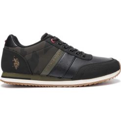 U.S. Polo Assn Vance1 Camou Tenisówki Czarny Zielony. Czarne trampki męskie U.S. Polo Assn., bez wzorów, z materiału, na sznurówki. Za 395,95 zł.