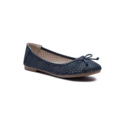 NELLI BLU CSL843-01 Granatowy. Niebieskie półbuty dziewczęce Nelli Blu, bez zapięcia. Za 39,99 zł.
