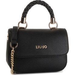 Torebka LIU JO - S Crossbody A69098 E0031 Nero 22222. Czarne torebki klasyczne damskie Liu Jo, bez wzorów, ze skóry ekologicznej, klasyczne, na ramię, bez dodatków. Za 519,00 zł.
