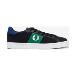 Fred Perry Tenisówki Czarny. Czarne trampki męskie Fred Perry, bez wzorów, ze skóry, bez zapięcia. Za 423,95 zł.