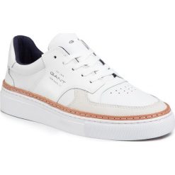 Sneakersy GANT - Mc Julien 20631493 Bright White G290. Białe sneakersy męskie GANT, bez zapięcia. Za 549,00 zł.
