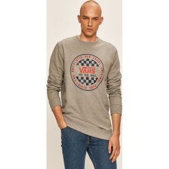 Vans - Bluza. Szare bluzy męskie Vans, s, z nadrukiem, z bawełny, z okrągłym kołnierzem, bez rękawów, bez kaptura. Za 259,90 zł.