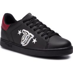 Sneakersy TRUSSARDI JEANS - 77A00174 E703. Czarne sneakersy męskie Trussardi Jeans, na co dzień, bez wzorów, z jeansu, eleganckie, bez zapięcia. Za 469,00 zł.