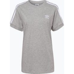 Adidas Originals - T-shirt damski, szary. Szare t-shirty damskie adidas Originals, l, w paski, bez kołnierzyka. Za 129,95 zł.