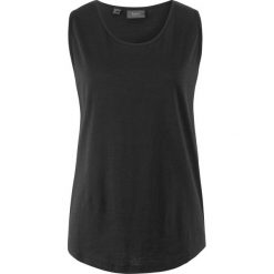 Top z przędzy mieszankowej bonprix czarny. Czarne topy damskie bonprix. Za 16,99 zł.
